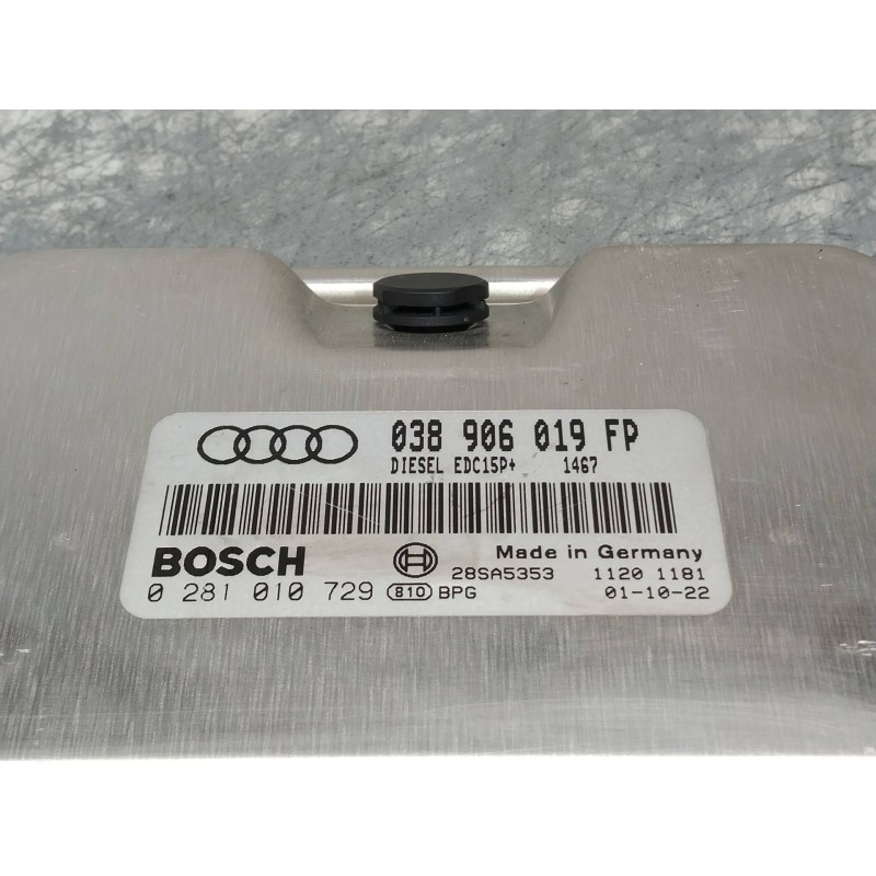 Recambio de centralita motor uce para audi a4 avant (8e) 1.9 tdi (96kw) referencia OEM IAM 0281010729 038906019FP EDC15P