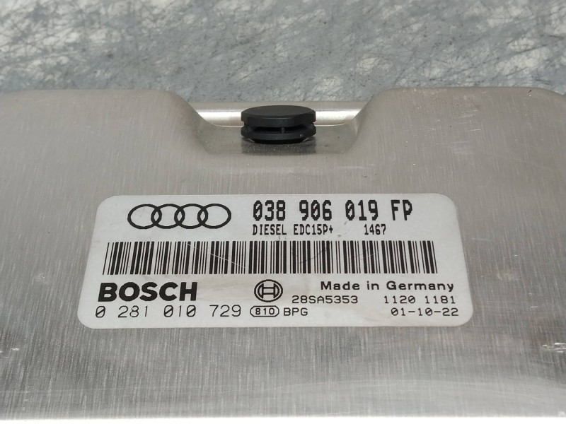 Recambio de centralita motor uce para audi a4 avant (8e) 1.9 tdi (96kw) referencia OEM IAM 0281010729 038906019FP EDC15P