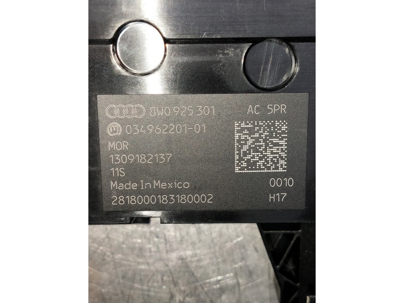 Recambio de mando multifuncion para audi a4 avant (8wd) referencia OEM IAM 8W0925301 03496220101 