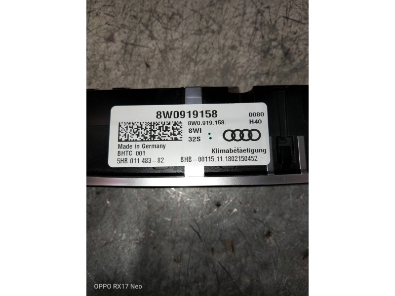Recambio de mando multifuncion para audi a4 avant (8wd) referencia OEM IAM 8W0919158 5HB01148382 
