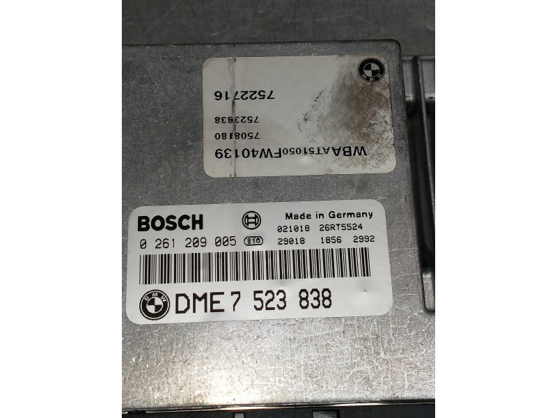 Recambio de centralita motor uce para bmw serie 3 compact (e46) referencia OEM IAM 0261209005 26RT5524 7523838