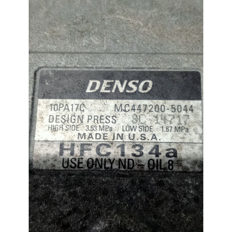 Recambio de compresor aire acondicionado para honda accord berlina (cg7-9/ch1-7) referencia OEM IAM 4472005044 10PA17C HFC134A