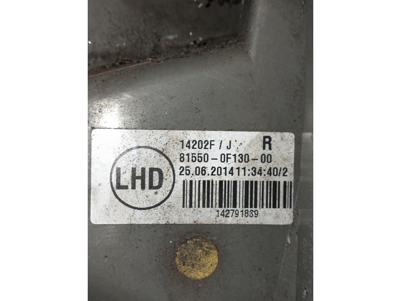 Recambio de piloto trasero derecho para toyota verso 2.0 d-4d cat referencia OEM IAM 815500F130  