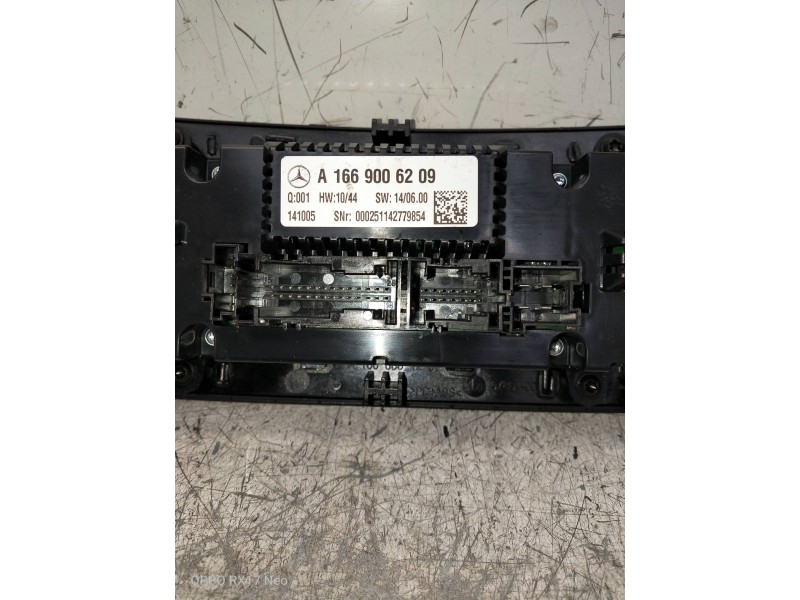 Recambio de mando calefaccion / aire acondicionado para mercedes clase m (w166) referencia OEM IAM A1669006209  