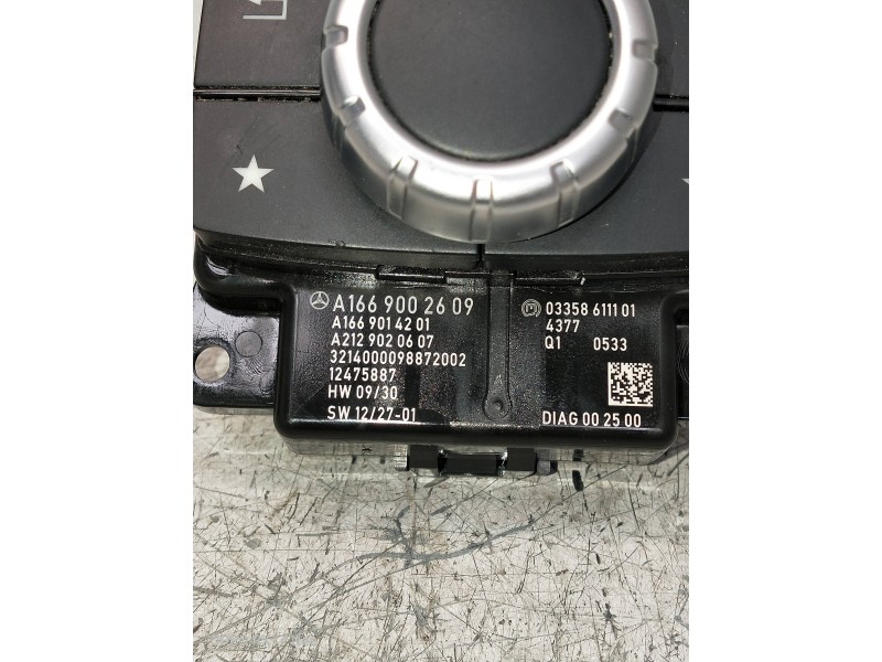 Recambio de mando multifuncion para mercedes clase m (w166) referencia OEM IAM A1669002609 03358611101 A2129020607