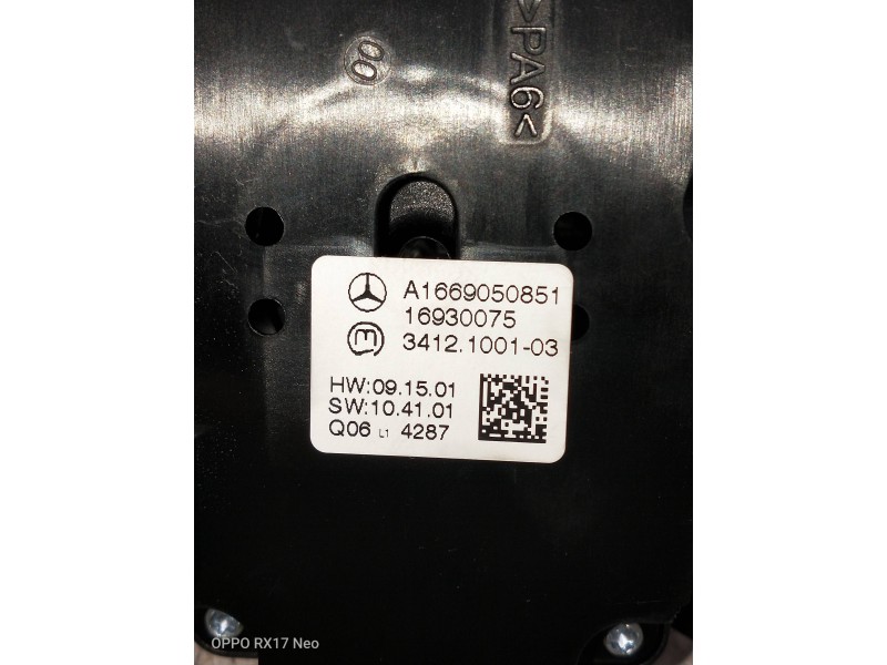 Recambio de mando multifuncion para mercedes clase m (w166) referencia OEM IAM A1669050851 3412100103 16930075