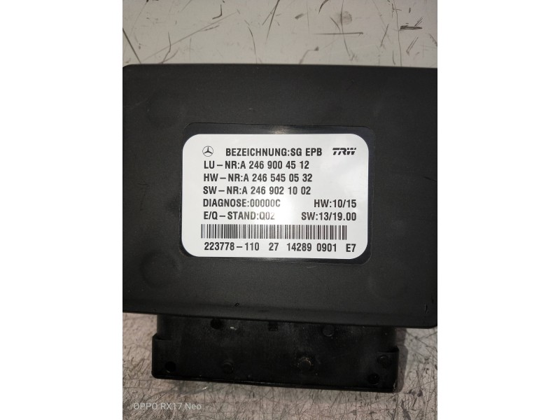 Recambio de modulo electronico para mercedes clase m (w166) referencia OEM IAM A2469004512 22377811027 A4565450532