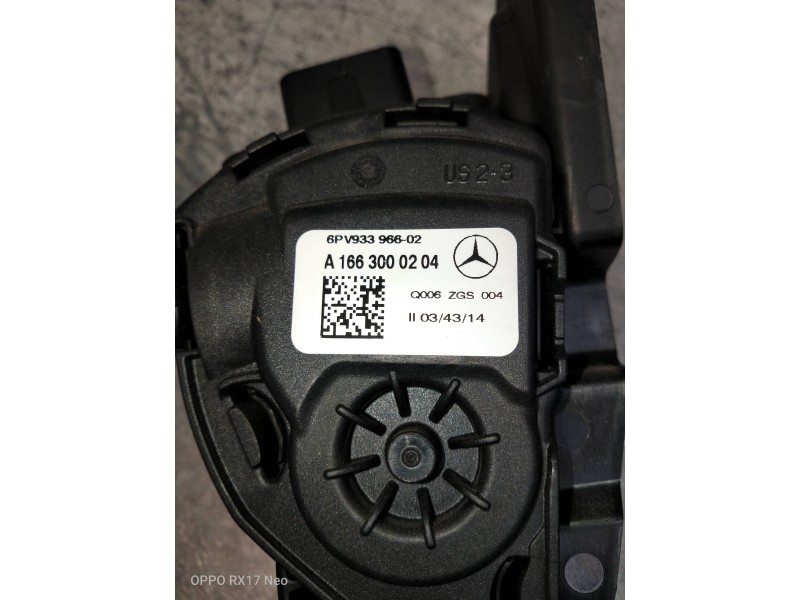 Recambio de potenciometro pedal para mercedes clase m (w166) referencia OEM IAM A1663000204 6PV93396602 