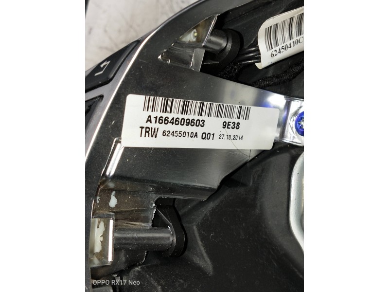 Recambio de volante para mercedes clase m (w166) referencia OEM IAM A1664609603  