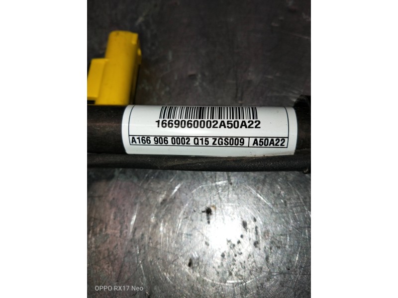 Recambio de airbag delantero derecho para mercedes clase m (w166) referencia OEM IAM A1669060002  