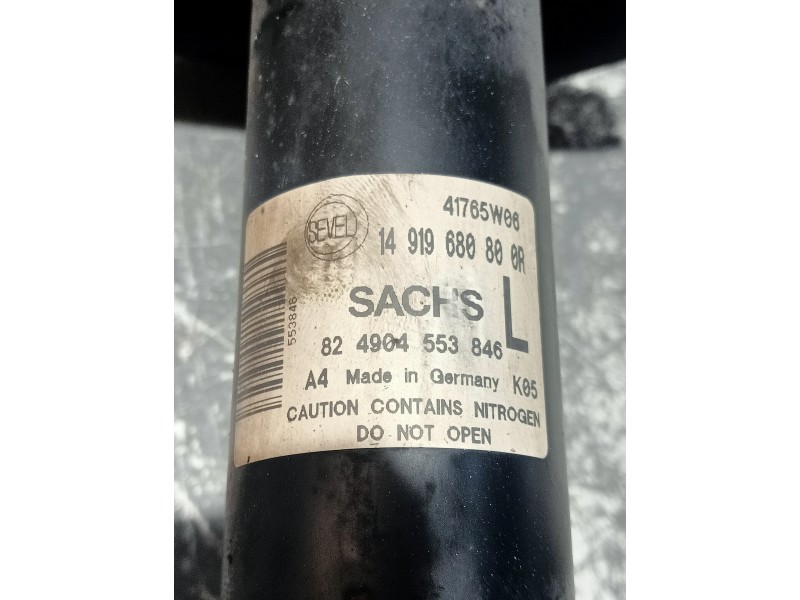 Recambio de amortiguador delantero izquierdo para peugeot expert kombi referencia OEM IAM 824904553846 14919680800R 41765W06