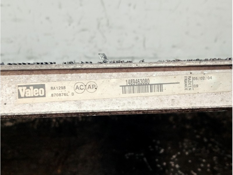 Recambio de radiador agua para peugeot expert kombi referencia OEM IAM 1489463080 870876L RA1298