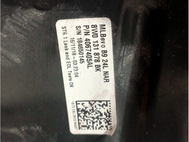 Recambio de deposito combustible para audi a4 avant (8wd) referencia OEM IAM 8W0131878BK 4067403AJ / 8W0131969J ADBLUE