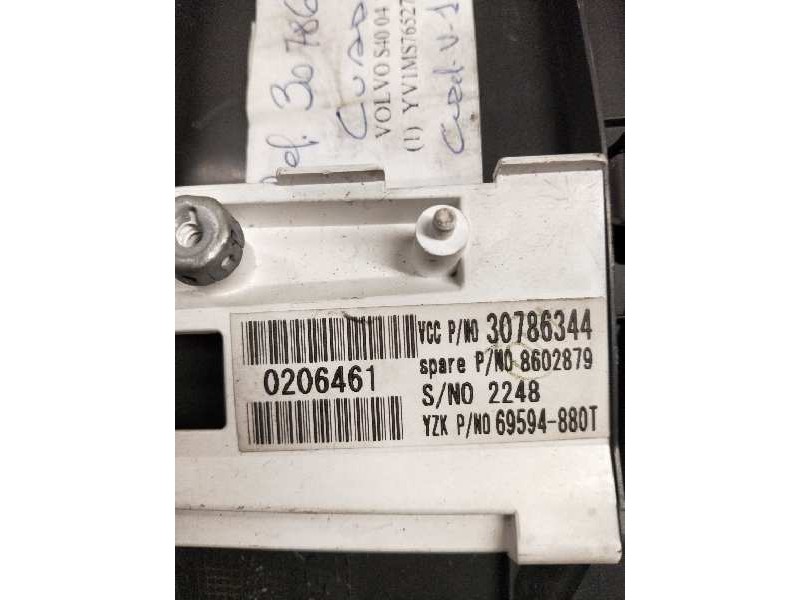 Recambio de cuadro instrumentos para volvo s40 berlina 1.6 diesel cat referencia OEM IAM 30786344  