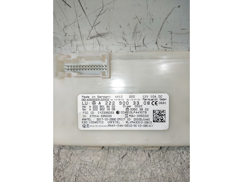Recambio de modulo electronico para mercedes clase c (w205) lim. referencia OEM IAM A2229003308 33503802 