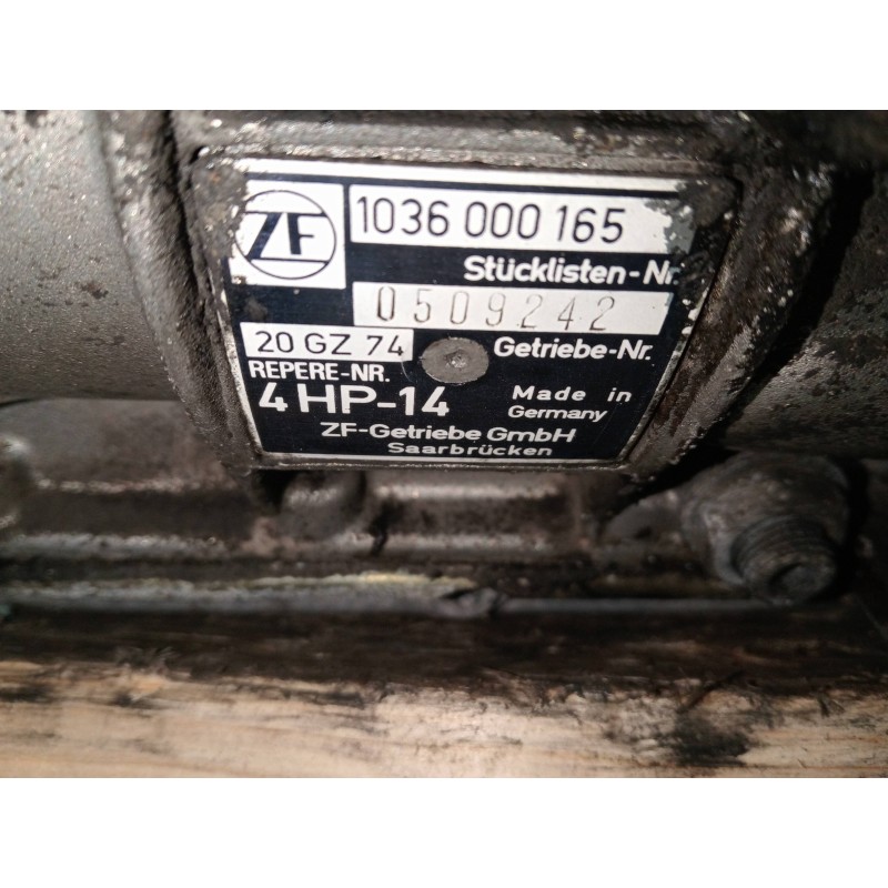 Recambio de caja cambios para peugeot 306 berlina 3/5 puertas (s1) xt referencia OEM IAM 20GZ74 1036000165 0509242 4HP14