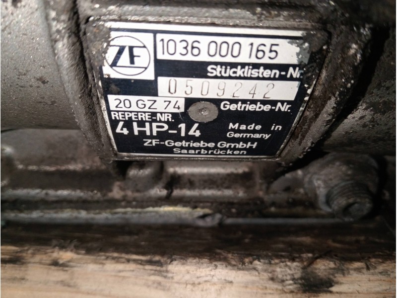 Recambio de caja cambios para peugeot 306 berlina 3/5 puertas (s1) xt referencia OEM IAM 20GZ74 1036000165 0509242 4HP14