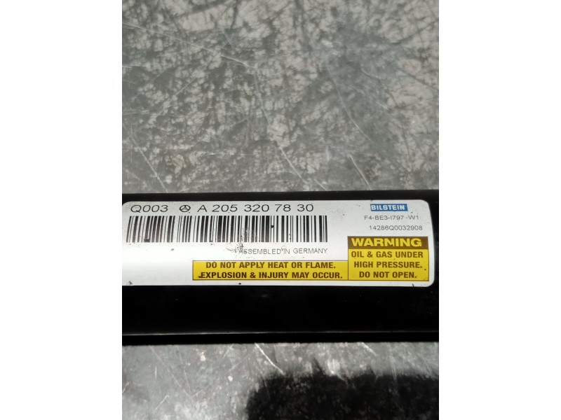 Recambio de amortiguador trasero izquierdo para mercedes clase c (w205) lim. referencia OEM IAM A2053207830  