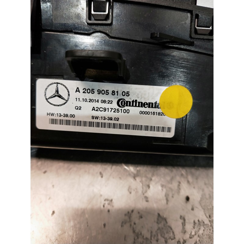 Recambio de mando calefaccion / aire acondicionado para mercedes clase c (w205) lim. referencia OEM IAM A2059058105 A2C91725100 