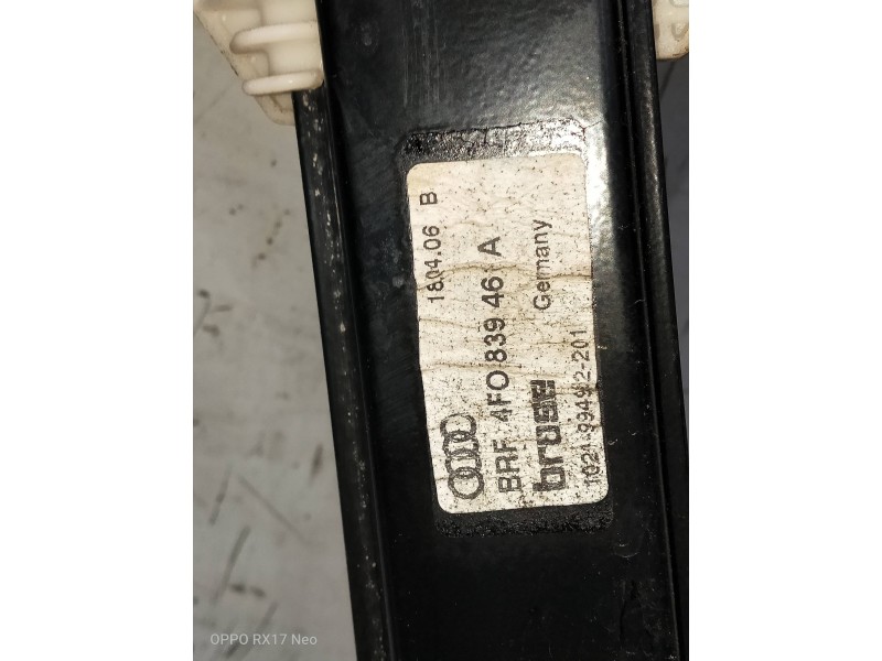 Recambio de elevalunas delantero izquierdo para audi a6 berlina (4f2) referencia OEM IAM 4F0839461A  4P