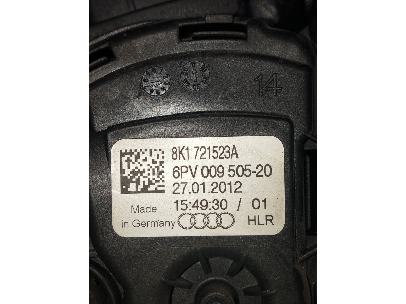 Recambio de potenciometro pedal para audi a5 sportback (8t) referencia OEM IAM 8K1721523A 6PV00950520 