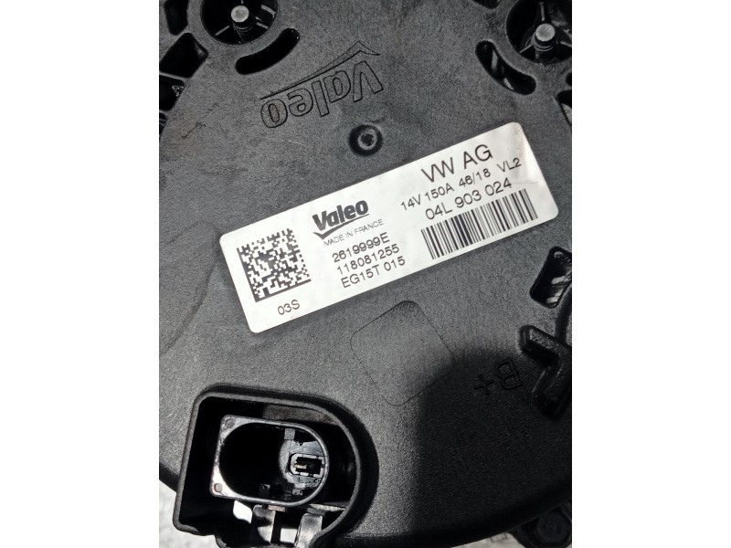 Recambio de alternador para audi a4 avant (8wd) referencia OEM IAM 04L903024 2619999E EG15T015