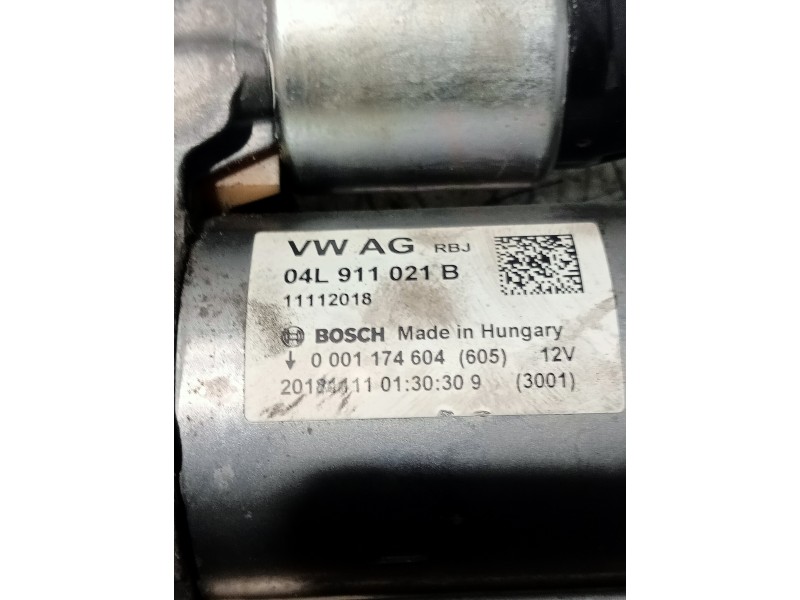 Recambio de motor arranque para audi a4 avant (8wd) referencia OEM IAM 04L911021B 0001174604 