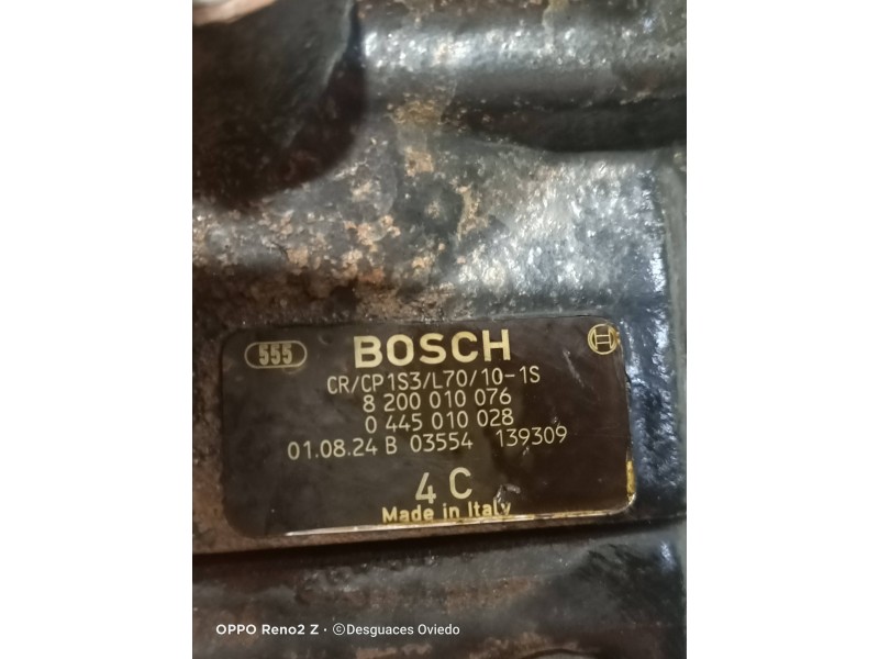 Recambio de bomba inyeccion para renault espace / grand espace (je0) 2.2 dci expression referencia OEM IAM 0445010028 8200010028