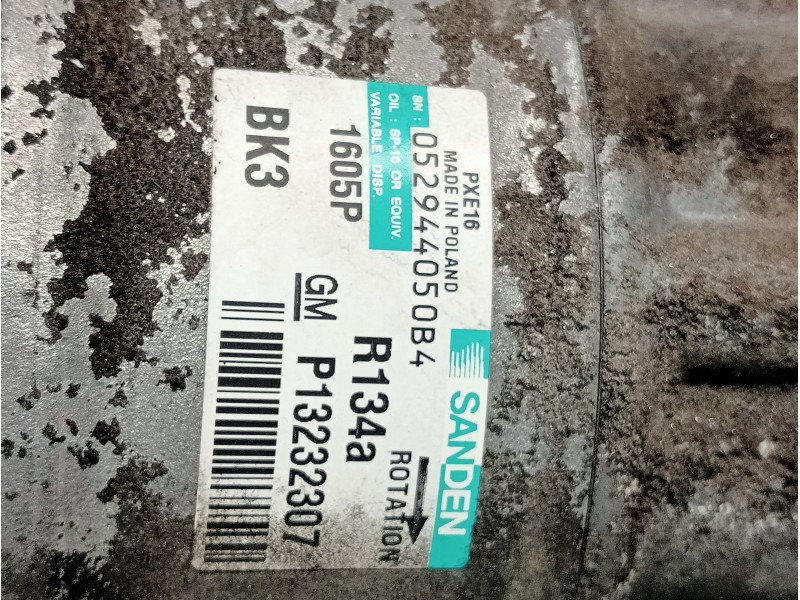 Recambio de compresor aire acondicionado para opel insignia berlina 2.0 16v cdti referencia OEM IAM P13232307  