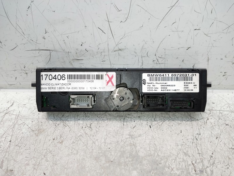 Recambio de mando calefaccion / aire acondicionado para bmw serie 3 coupe (e92) referencia OEM IAM 6411697203101 A2C53114877  Recambio de mando calefaccion / aire acondicionado para bmw serie 3 coupe (e92) referencia OEM IAM 6411697203101 A2C53114877