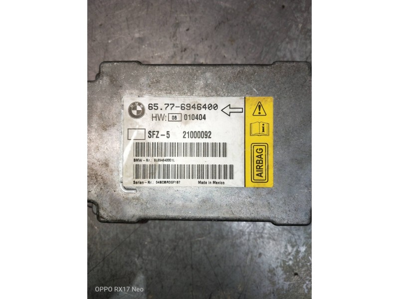 Recambio de centralita airbag para bmw serie 5 touring (e61) referencia OEM IAM 65776946400 21000092 