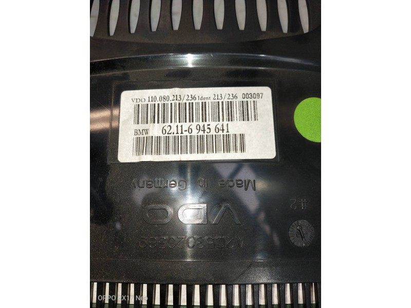 Recambio de cuadro instrumentos para bmw serie 5 touring (e61) referencia OEM IAM 62116945641 A2C53020569 110080213