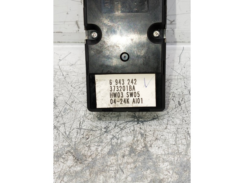 Recambio de mando elevalunas delantero izquierdo para bmw serie 5 touring (e61) referencia OEM IAM 6943242 373201BA 5P