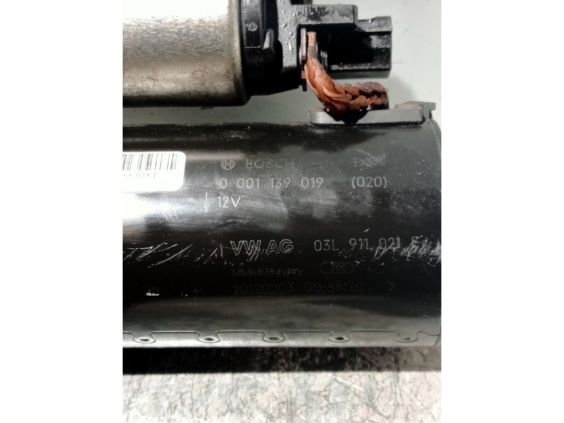 Recambio de motor arranque para audi a5 sportback (8t) referencia OEM IAM 03L911021E 0001139019 