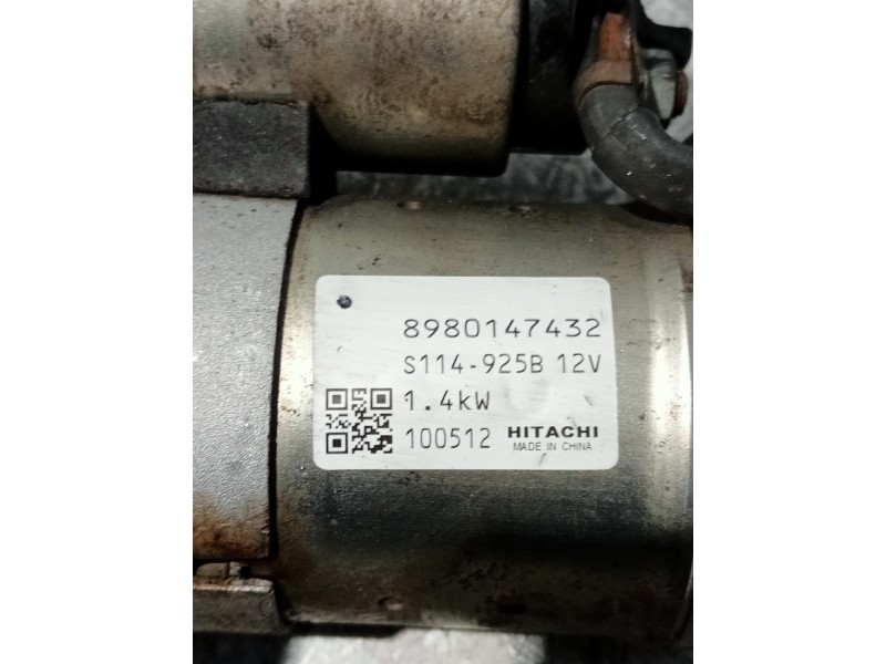 Recambio de motor arranque para opel zafira b referencia OEM IAM 8980147432 S114925B 