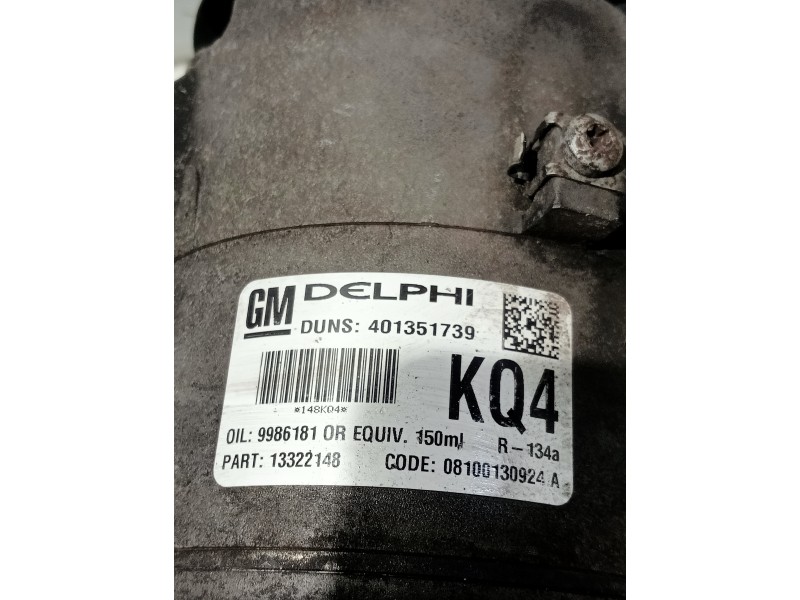 Recambio de compresor aire acondicionado para opel zafira b referencia OEM IAM 401351739 13322148 401351739