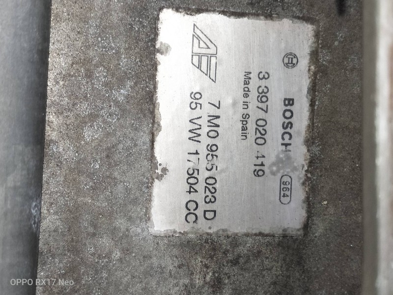 Recambio de motor limpia delantero para seat alhambra (7v8) referencia OEM IAM 3397020419 7M0955023D 