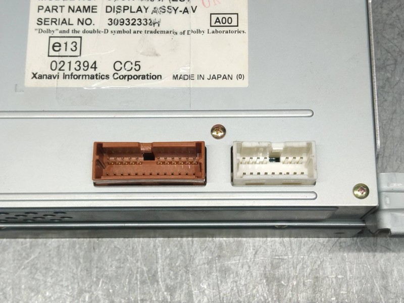 Recambio de pantalla multifuncion para nissan primera berlina (p12) acenta referencia OEM IAM 28090AV617  