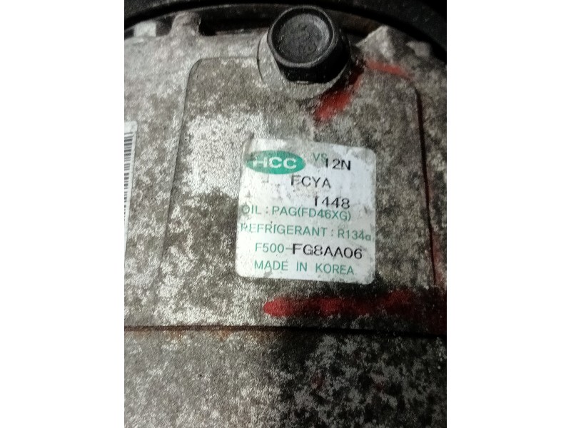 Recambio de compresor aire acondicionado para hyundai i20 referencia OEM IAM F500FG8AA06  