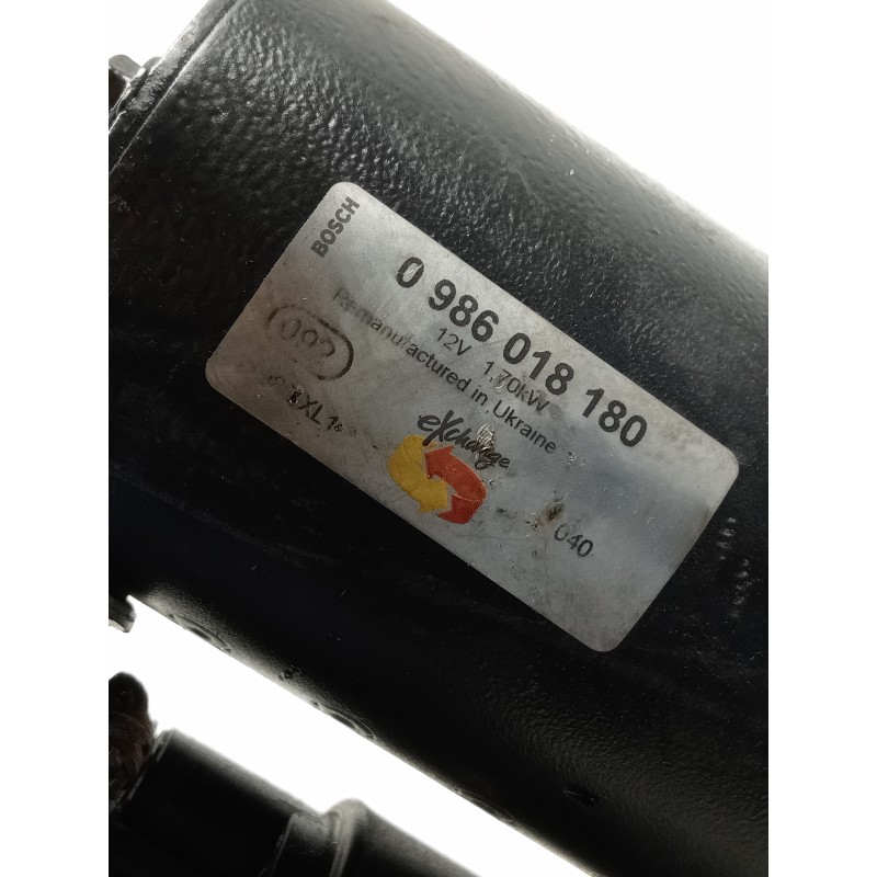 Recambio de motor arranque para mercedes clase a (w169) a 180 cdi (169.007) referencia OEM IAM 0986018180  