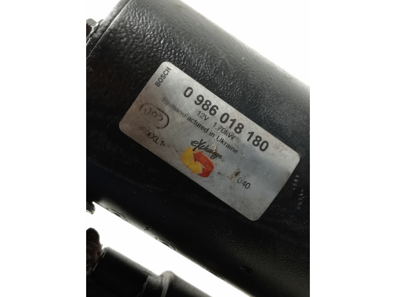 Recambio de motor arranque para mercedes clase a (w169) a 180 cdi (169.007) referencia OEM IAM 0986018180  