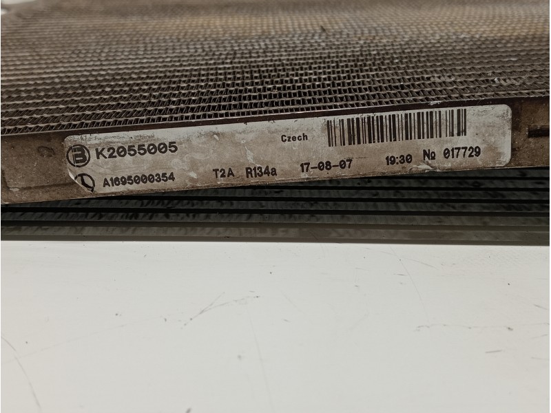 Recambio de condensador / radiador aire acondicionado para mercedes clase a (w169) a 180 cdi (169.007) referencia OEM IAM A16950