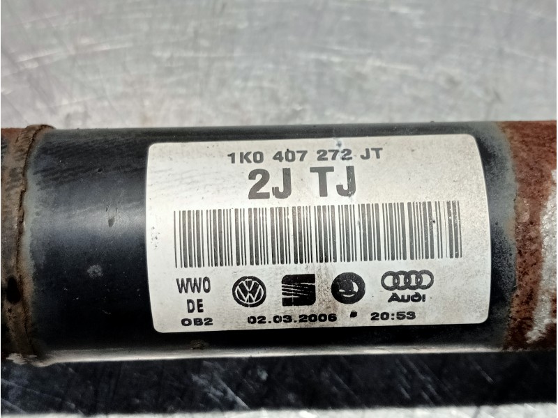 Recambio de transmision delantera derecha para seat leon (1p1) referencia OEM IAM 1K0407272JT  