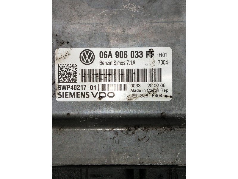 Recambio de centralita motor uce para seat leon (1p1) referencia OEM IAM 5WP40217 06A906033FF 