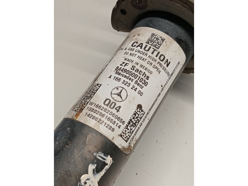 Recambio de amortiguador delantero izquierdo para mercedes clase m (w166) referencia OEM IAM A1663232400  