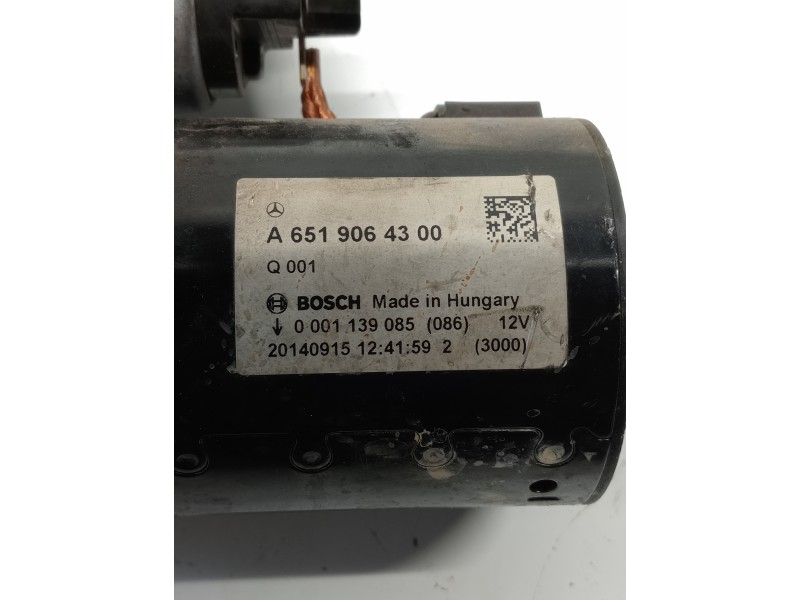 Recambio de motor arranque para mercedes clase m (w166) referencia OEM IAM 0001139085 A6519064300 