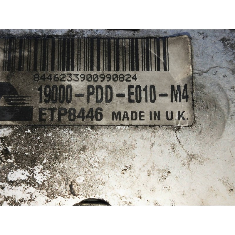 Recambio de intercooler para honda accord berlina (cg7-9/ch1-7) 2.0 td (5 asientos) referencia OEM IAM 19000PDDE010M4  