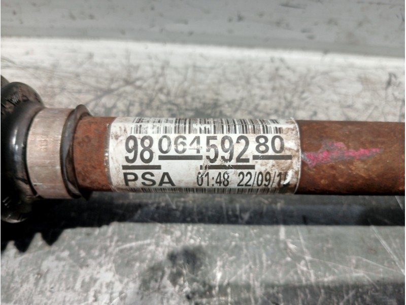 Recambio de transmision delantera derecha para citroen c4 cactus referencia OEM IAM 9806459280  