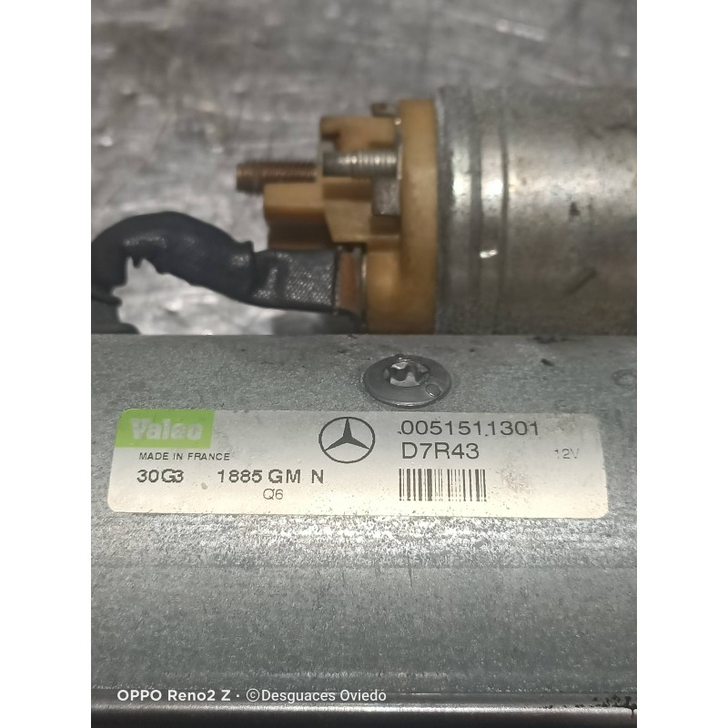 Recambio de motor arranque para mercedes sprinter 02.00  caja cerrada referencia OEM IAM 0051511301 D7R43 30G31885GMN