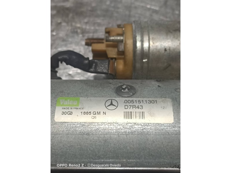 Recambio de motor arranque para mercedes sprinter 02.00  caja cerrada referencia OEM IAM 0051511301 D7R43 30G31885GMN